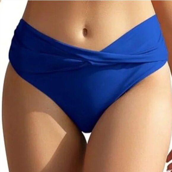 NEW SHEKINI TWIST FRONT BIKINI BOTTOM - Picture 1 of 8